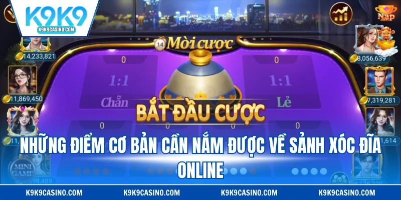 Những điểm cơ bản cần nắm được về sảnh xóc đĩa online